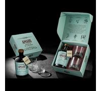 La Valdotaine Amaro Dente Di Leone 1 lt Drink Set Con Due Bicchieri