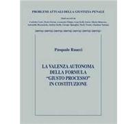 La valenza autonoma della formula "giusto processo" in Costituzione