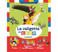La valigetta del lupo supereroe. Amico lupo. Con domino e puzzle