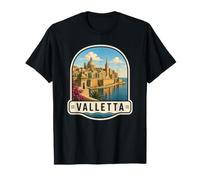 La Valletta Malta Coloniale Architettura Design Maglietta