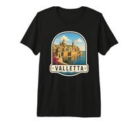 La Valletta Malta Coloniale Architettura Design Maglietta Premium