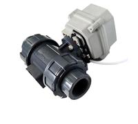 La valvola motorizzata True Union DN25 UPVC DC12V, la dell'acqua ADC24V può essere compatibile con l'approvvigionamento idrico della piscina(GLUE END(32MM)_AC24V_CR301)