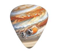 La vastità dell'universo. Confezione da 12 plettri per chitarra, 4 pezzi in ciascuna delle 3 dimensioni, adatti per una vasta gamma di strumenti a corda
