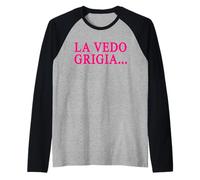 LA Vedo Grigia | Marca dolceSenso Maglia con Maniche Raglan