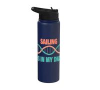 La vela è nel mio DNA - Sailor Stainless Steel Insulated Water Bottle