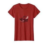 La Velocit‡ nel Dna - Arte Automobilistica Italiana Maglietta, Donna, Mirtillo Rosso, XS