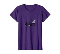 La Velocit‡ nel Dna - Arte Automobilistica Italiana Maglietta, Donna, Viola, XL