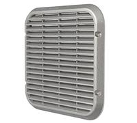 La Ventilazione ASQR2222 Griglia Antisfondamento da Sovrapporre, Alluminio, 220x220 mm