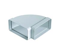 La Ventilazione CCO126B Curva Orizzontale in ABS per Tubo Rettangolare, 120x60 mm