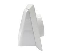 La Ventilazione CP19125B Cappetta antivento per tubi ø 125 mm, bianca
