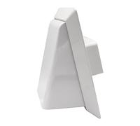 La Ventilazione CP19126B Cappetta antivento per tubi rettangolari 120x60 mm, bianca