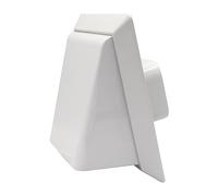 La Ventilazione CP19157B Cappetta antivento per tubi rettangolari 150x70 mm, bianca