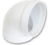 La Ventilazione Curva Per Aerazione Canalizzata 90 Mm. 125 - CCR125B