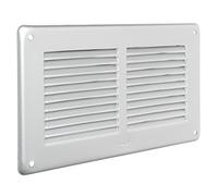 La Ventilazione GAL20R Griglia Rettangolare da Sovrapporre, Alluminio Argento