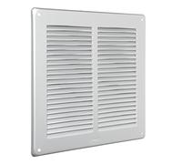 La Ventilazione GAL24R Griglia Quadra da Sovrapporre, Alluminio Argento
