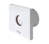 La Ventilazione GIOTTO12BTH Aspiratore Elicoidale Design Extra Piatto, Bianco, per Foro diametro 120 mm / 5"