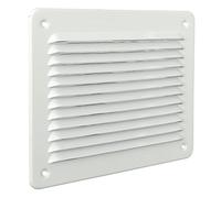 La Ventilazione LBR1916AB Griglia Rettangolare da Sovrapporre, Alluminio Bianco, 193x165 mm