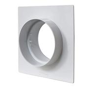 La Ventilazione PM100B Placca per Passaggi a Muro, diametro 100 mm. Colore bianco