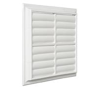 La Ventilazione S52424B Griglia da Sovrapporre in ABS, Bianco
