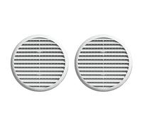 La Ventilazione TUR125B TUR125B-Y Griglia Plastica con Molle, Bianco, 155 mm, ø155 mm (Confezione da 2)