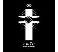 la vera fede e la religione uniscono le persone Decorazioni murali in vinile 54.4x105.6cm È possibile modificare e aggiungere informazioni Bianco