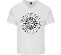 La Verità È Guidata Da Una Bussola Morale T-Shirt In Cotone Da Uomo