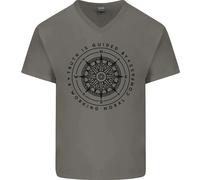 La Verità È Guidata Da Una Bussola Morale T-Shirt In Cotone Da Uomo