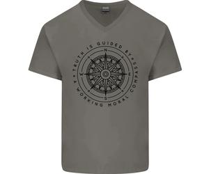 La Verità È Guidata Da Una Bussola Morale T-Shirt In Cotone Da Uomo