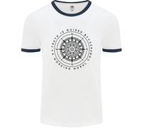 La Verità È Guidata Da Una Bussola Morale Uomo Ringer T-Shirt