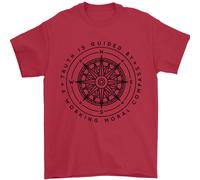 La Verità È Guidata Da Una Bussola Morale Uomo T-Shirt 100% Cotone