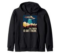 La verità, è là Fuori Area - 51 UFO Alieno Felpa con Cappuccio