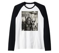 La verità, è là Fuori Area - 51 UFO Alieno Maglia con Maniche Raglan