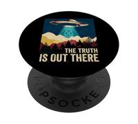 La verità, è là fuori area - 51 UFO alieno PopSockets PopGrip Adesivo