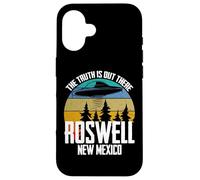 La verità è là fuori Roswell New Mexico Alien UFO rapimento Custodia per iPhone 16