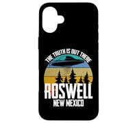 La verità è là fuori Roswell New Mexico Alien UFO rapimento Custodia per iPhone 16 Plus