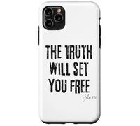 La verità ti renderà libero Giovanni 8:32 Bibbia Libertà Fede Custodia per iPhone 11 Pro Max