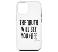 La verità ti renderà libero Giovanni 8:32 Bibbia Libertà Fede Custodia per iPhone 12/12 Pro