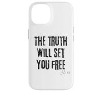 La verità ti renderà libero Giovanni 8:32 Bibbia Libertà Fede Custodia per iPhone 14