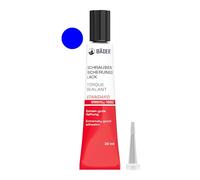 La vernice di sicurezza per vite ORIGINALE SERIE STANDARD Blu 20 ml di BÄDER LACKE. Il riferimento 1962 - Strumenti per la protezione, la firma, il sigillo e per la prova di manomissione
