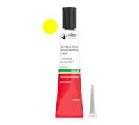 La vernice protettiva originale ZERO serie giallo da 20 ml di BÄDER LACKE. Senza sostanze pericolose - strumento per sicurezza, firma, sigillatura, nonché per dimostrare la manomissione.