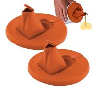 La vernice può versare il coperchio, la tazza della vernice | 2 confezione di vernice può versare bouch - di stoccaggio con ugello incorporato, sigillo sicuro, evita disordine, fuoriuscite
