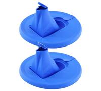 La vernice può versare il coperchio, la vernice versando il beccuccio di versare. 2 confezioni di vernice versando il beccuccio del coperchio, di stoccaggio con ugello integrato, sigillo