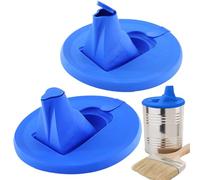 La vernice può versare l'ugello, la vernice può versare il coperchio - Copertura del coperchio del contenitore della vernice da 2 pacchetti - di stoccaggio a prova di perdite, guarnizione