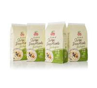 La Veronese | Fiocchi di Sorgo Decorticato Biologico, Senza Glutine, Fonte di Fibre, Senza Sale Aggiunto, Ridotto Contenuto di Grassi, 4x500g