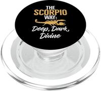 La Via dello Scorpione Deep Dark Divine Scorpio PopSockets PopGrip per MagSafe
