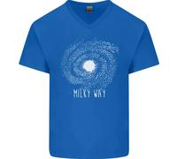 La Via Lattea Astronomia Sistema Solare Pianeta Maglietta In Cotone A V Per Uomo