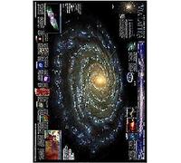 La Via Lattea Cm 109x71. Carta Plastificata Opaca. [Riferimento 35]