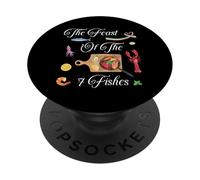La Vigilia Natale Italiano La Festa Dei Sette Pesci PopSockets PopGrip Adesivo