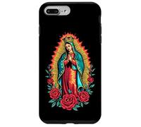 La Virgen di Guadalupe con Rose e Aura Dorata Custodia per iPhone 7 Plus/8 Plus