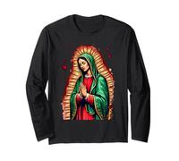 La Virgen di Guadalupe Messicana, Fede Cristiana Maglia a Manica